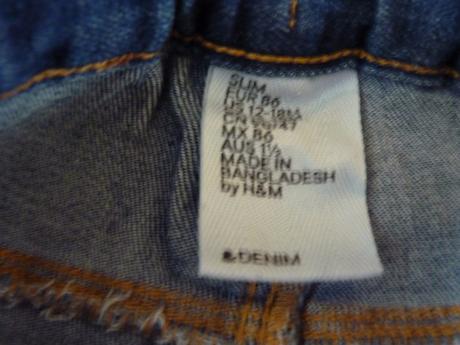 Frajerske riflicky, 86,hm, h&m,86