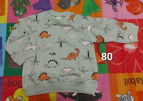 Mikina dino 80, h&m,80