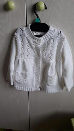 Biely svetrik, japitex,86