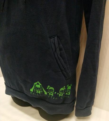 Tmavo modrá mikina s kapucňou, selectic, s