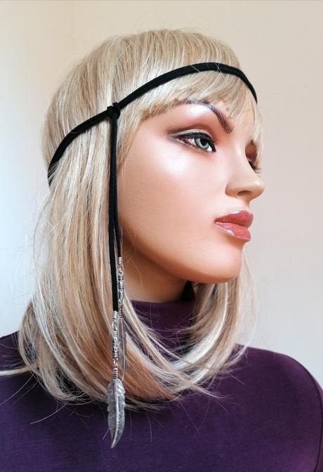 Bijou brigitte - kožená čelenka/náhrdelník, bijou brigitte