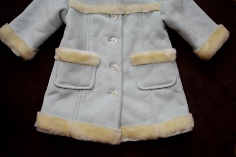 Bledomodrý kabátik značky gap, 6-12 mesiacov, gap,80