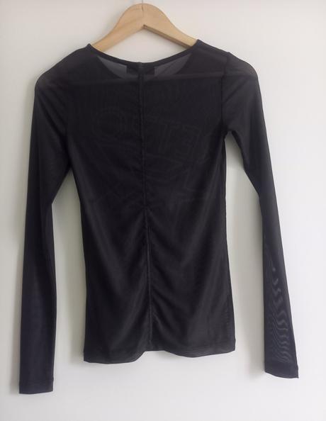 Retro jeans sietkovany top, xs