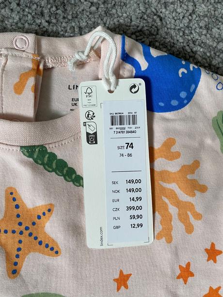 Tričká s krátkym rukávom lindex, lindex,74