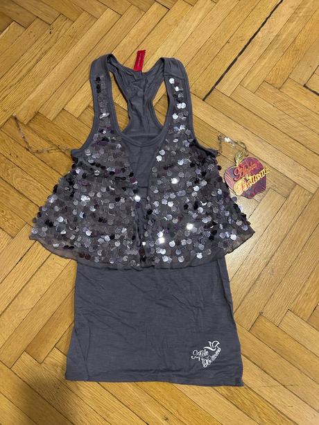 Tielko s flitrami, m