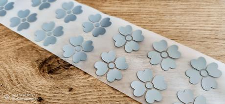 Nažehľovacia reflexná nálepka - štvorlístok,