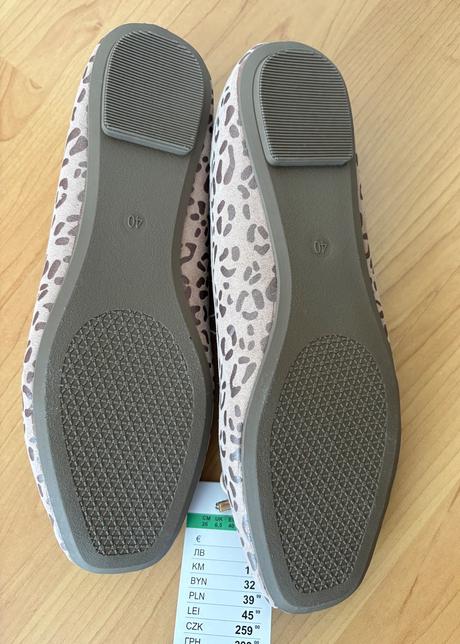 Damske baleriny, sinsay,40