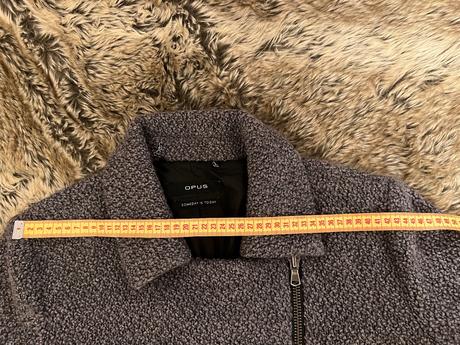 Dámsky vlneny zimný kabát, 44