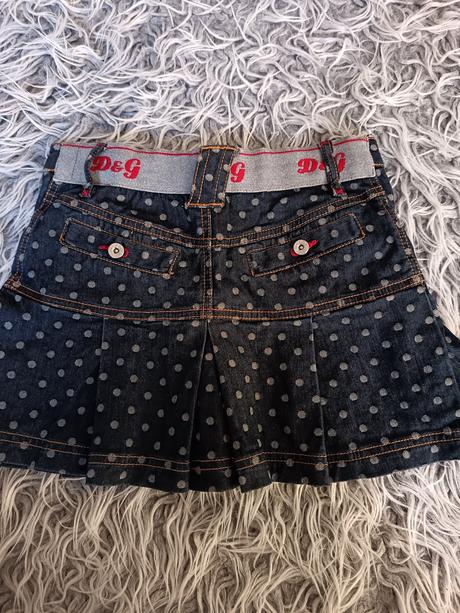 Riflová sukňa d&g, 128