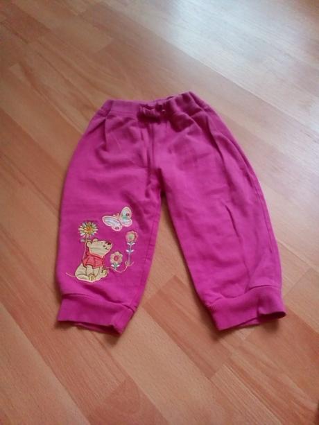 Tepláky 6-9m, disney,74