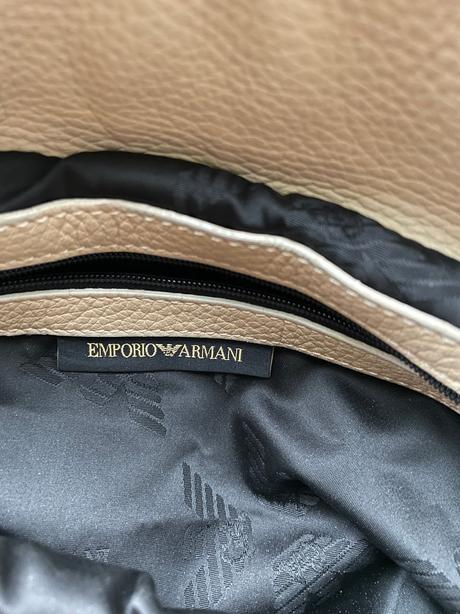 Emporio armani vintage kožená kabelka,
