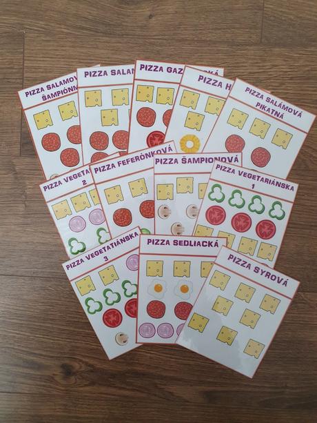 Zošit pizza na suchy zips od 2 rokov, 