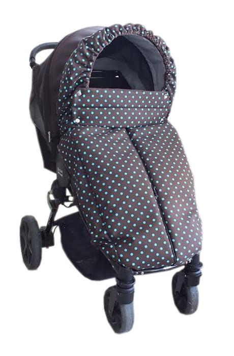 Zimný set na kočíky-nánožník, rukávnik, kožušinka,