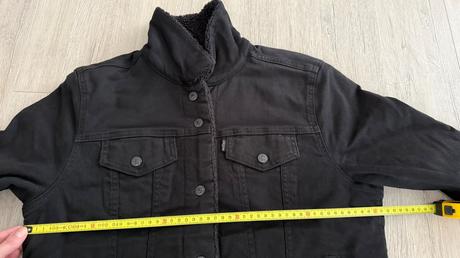 Zateplena riflova bunda levis, levis,s