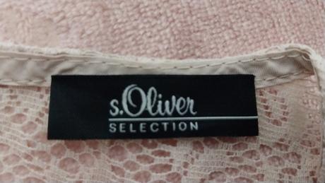 Čipkované šaty staroružovej farby, s.oliver,xs