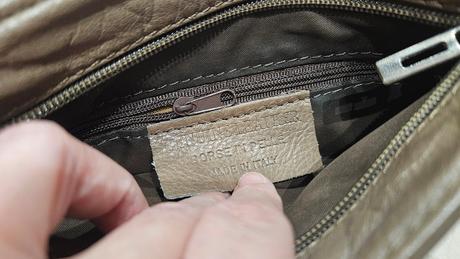 Crossbody hnedá kožená taška,