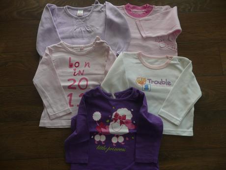 Tričká 6-9 mes., f&f,74