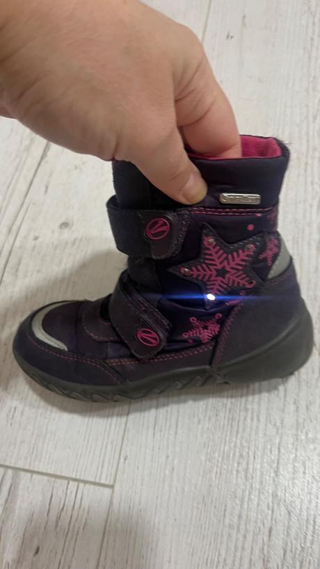 Fialove snehule dievčenské richter 28, richter,28