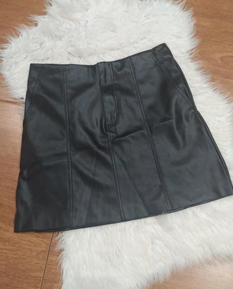 Koženkova suknička, zara,s