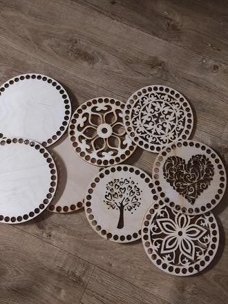 Drevené dno na košík, 