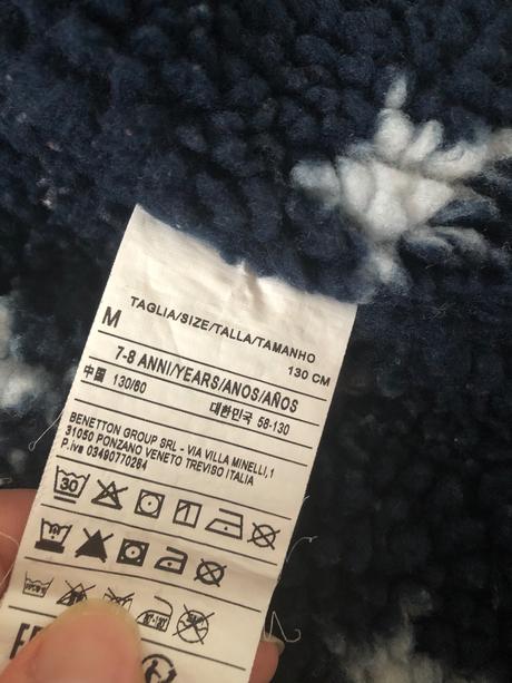 Zimna bunda benetton, benetton,128