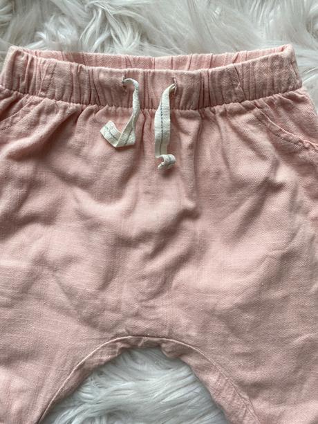 Podšité haremove nohavice, h&m,68