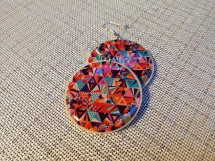 Handmade veľké náušnice, 