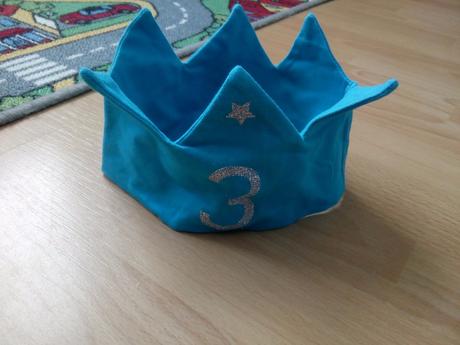 Tyrkysová korunka na hlávku pre 3 r., 