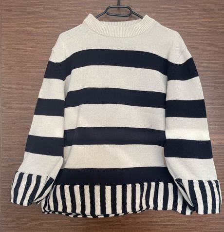 Bezovo cierny pasikavy sveter vero moda, vero moda,s