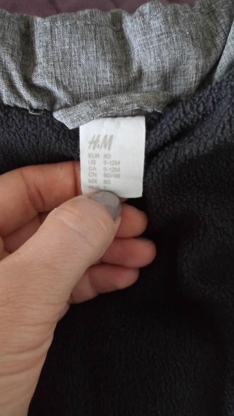 Zimná bunda, h&m,80