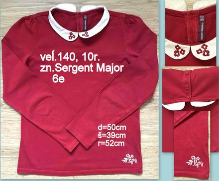 Dievčenské tričko veĺ.140, 10r., zn.sergent major, sergent major,140