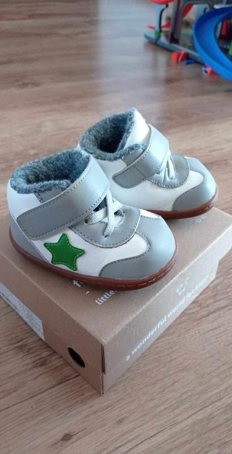 Zimne barefoot topanky, little blue lamb,19