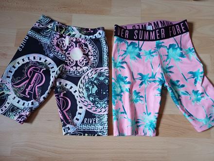 2x "cyklo" šortky, river island,116