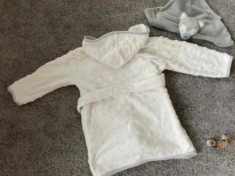 Bébé-jou župan froté 86/92 shadow white, 92