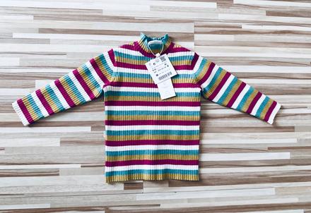 Zara top rolák s dlhým rukávom, zara,80