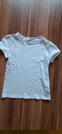 Biele tričko 8-9 rokov, f&f,128