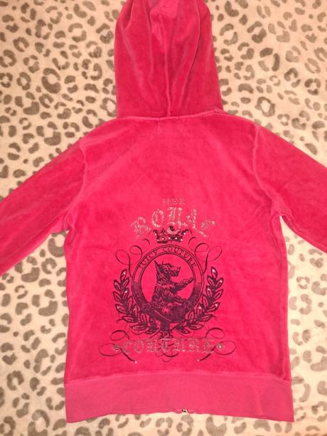 Juicy couture velúrová mikina, m