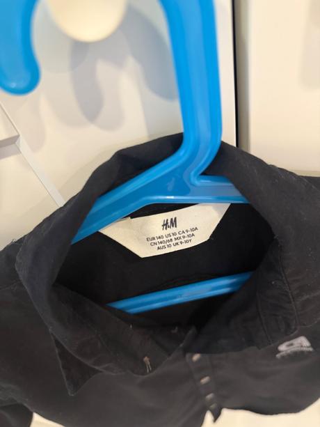 Čierna košeľa, h&m,140