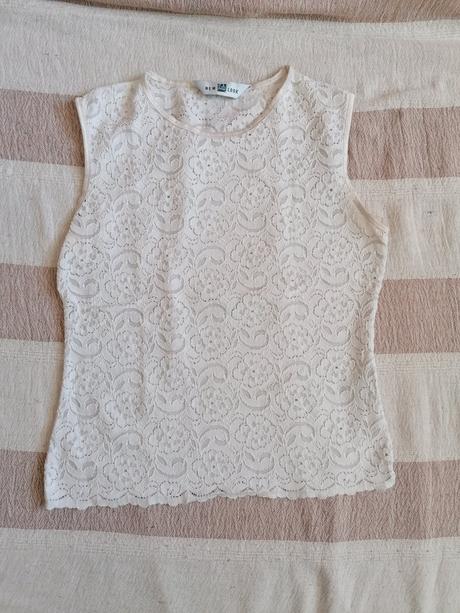 Dámsky čipkový top, new look,s