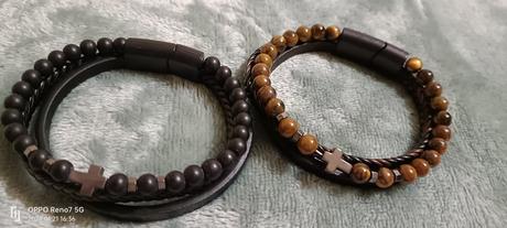 Pánsky kožený náramok, 