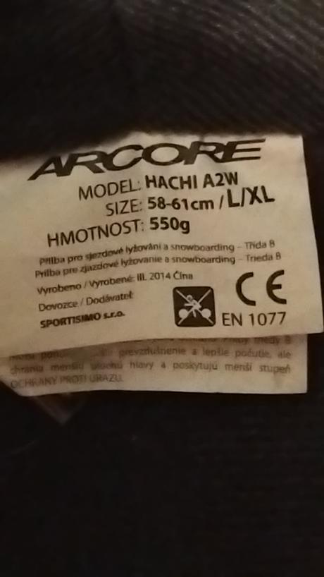 Lyžiarska prilba arcore, l