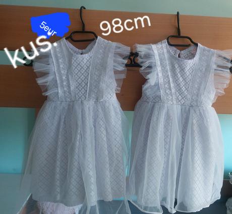 Dievcenske biele satky 98cm, 98