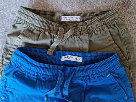 Plátené kraťasky 2ks sinsay, fox & bunny,92