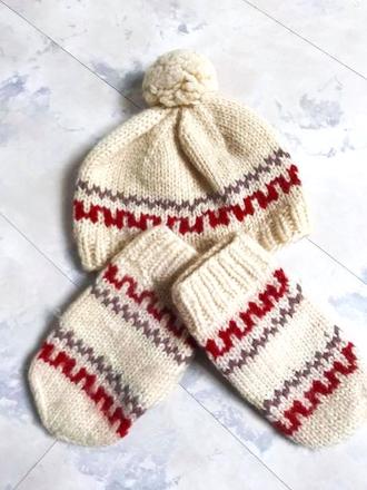 Naturálny set z ovčej vlny, l