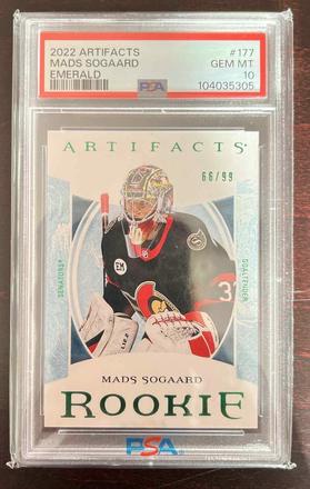 Hokejová karta - mads sogaard, 