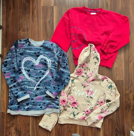 3x mikina, reserved,140