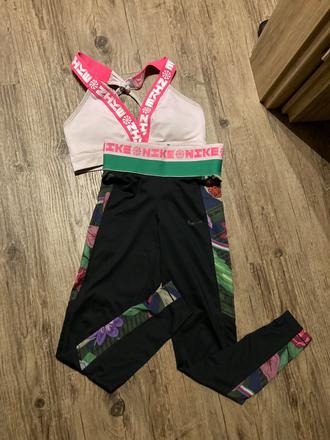 Nike športové leginy s vysokým pasom, nike,xs