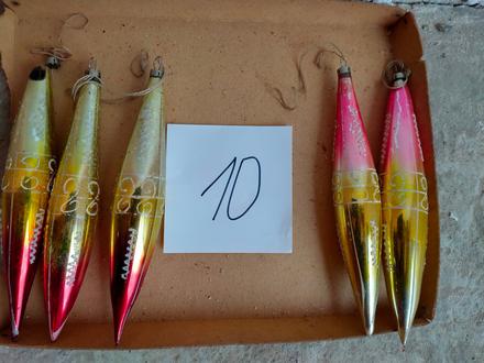 Retro vianočne ozdoby - slzy,