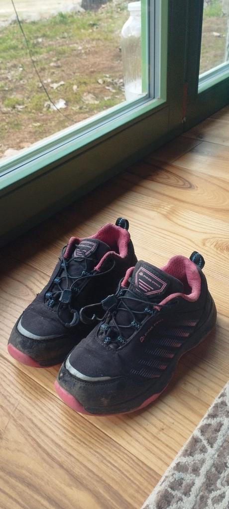 Turistické detské topanky, alpine pro,33