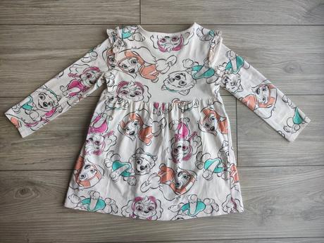 Bavlnené šaty paw patrol, nickelodeon,110